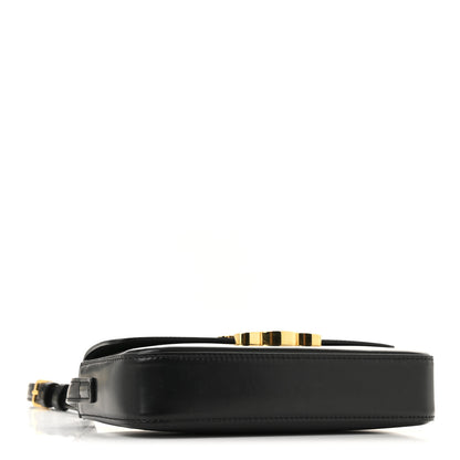 Celine Shiny Calfskin Triomphe Shoulder Bag Black 4 of 12
