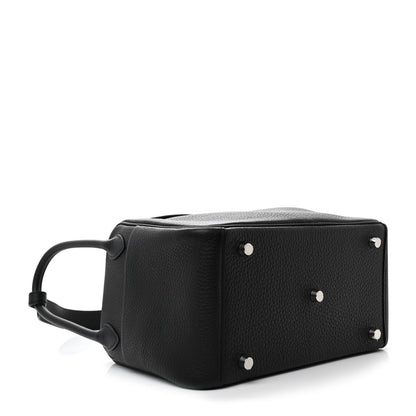 Hermes Taurillon Clemence Lindy 26 Black 4 of 11