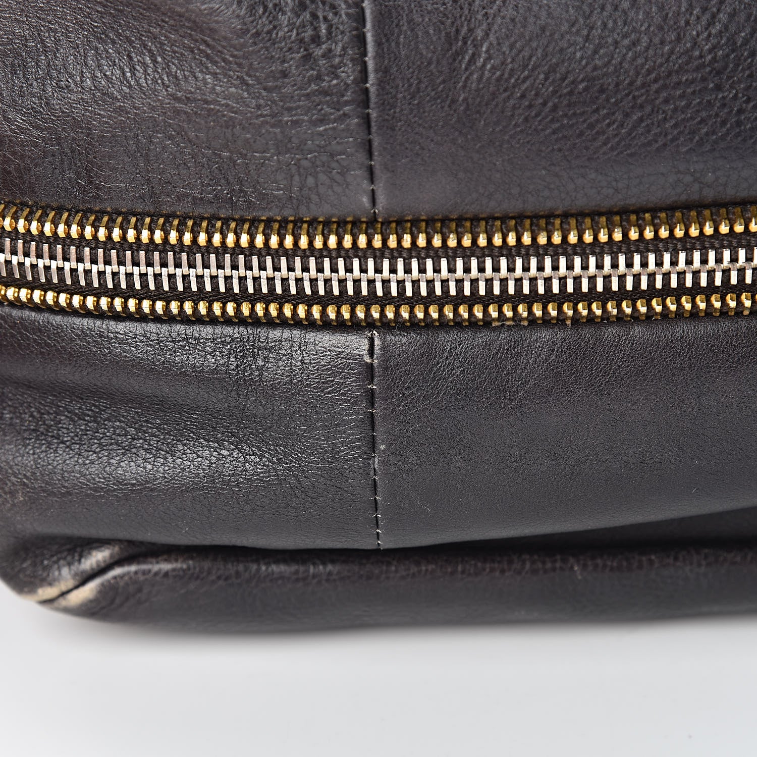 Prada Cervo Lux Zippers Shopper Tote White Sfumato 13 of 21