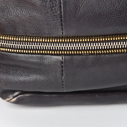 Prada Cervo Lux Zippers Shopper Tote White Sfumato 13 of 21