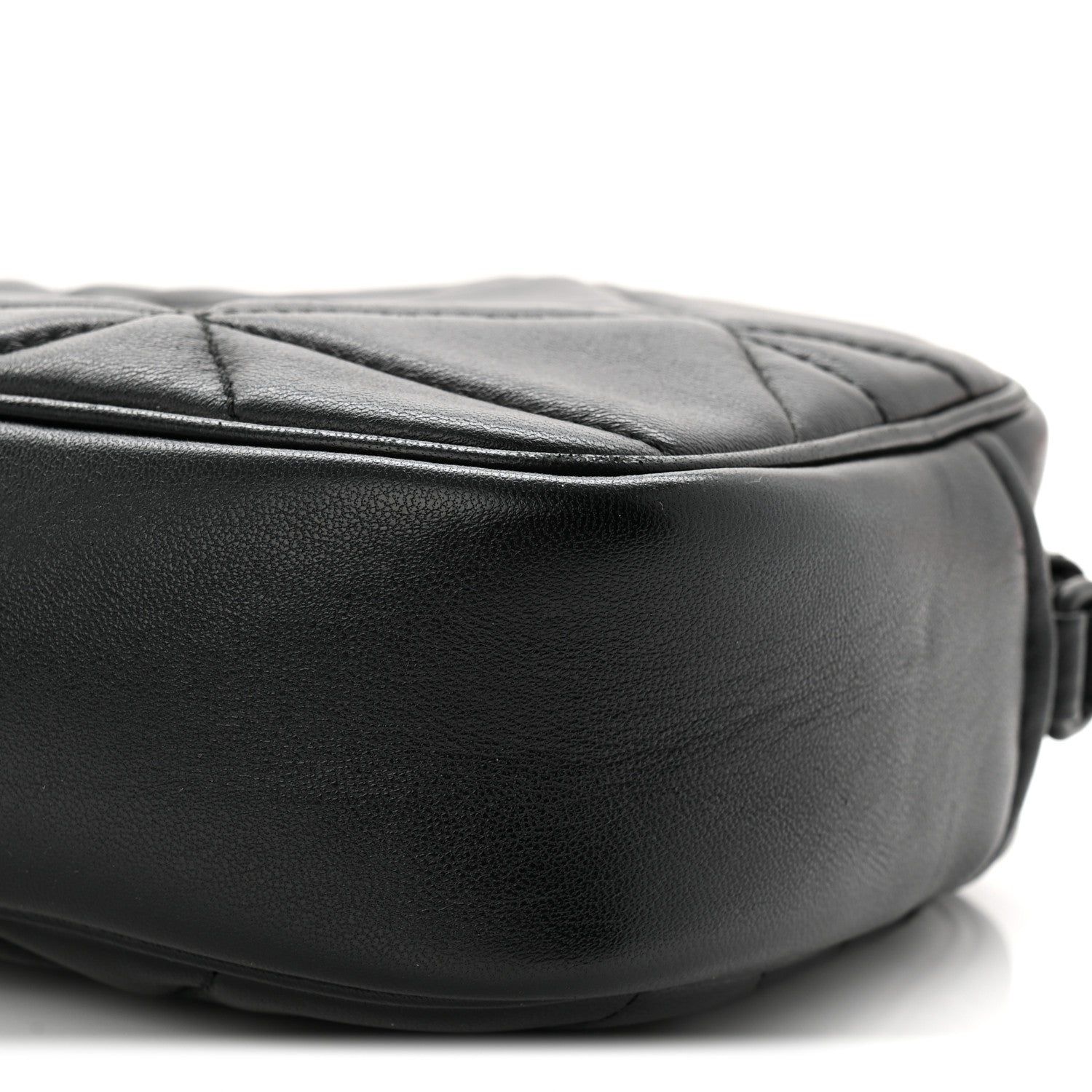 Prada Nappa Triangle Stitched Spectrum Camera Bag Black 9 of 10