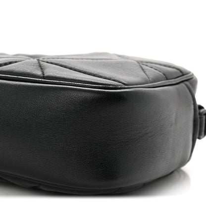 Prada Nappa Triangle Stitched Spectrum Camera Bag Black 9 of 10