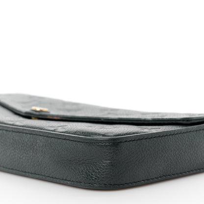 Louis Vuitton Empreinte Pochette Felicie Chain Wallet Black 15 of 18