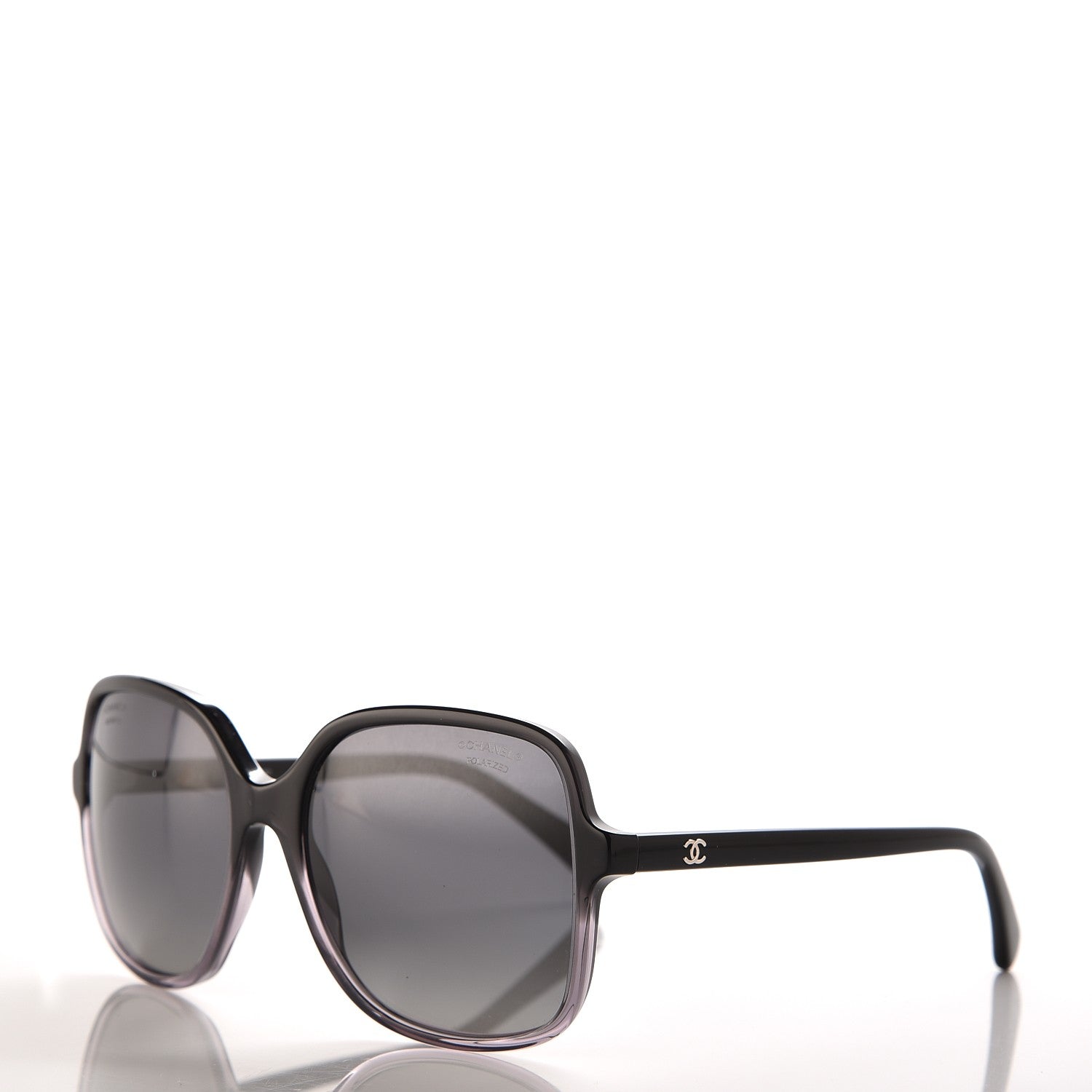 Chanel Square Summer CC Sunglasses 5349 Black 1 of 8
