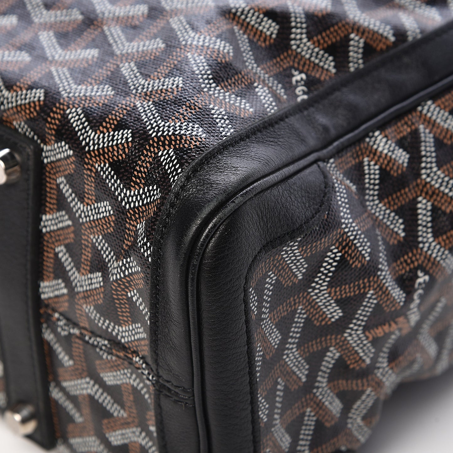 Goyardine Voltaire Tote Black