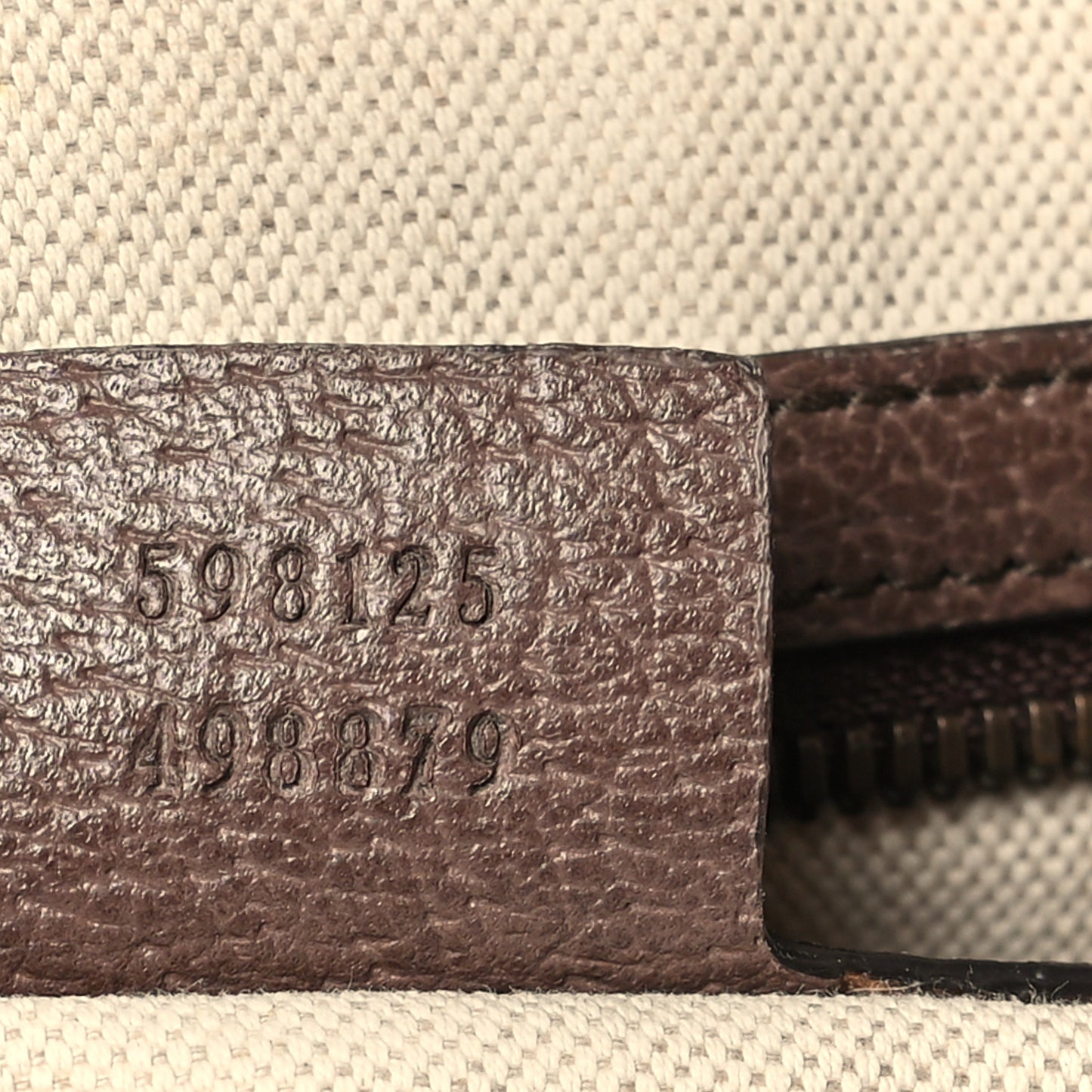 GG Supreme Monogram Web Small Ophidia Half Moon Hobo Brown