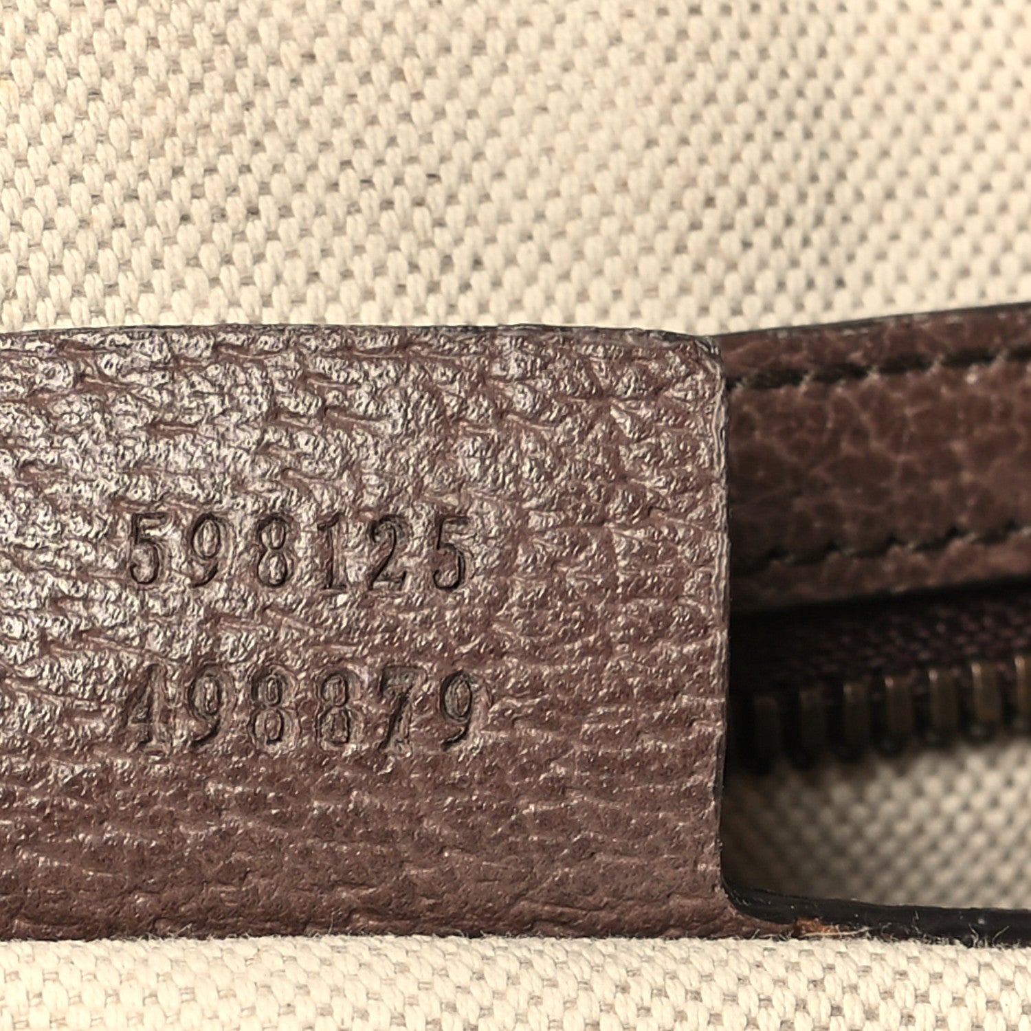 Gucci GG Supreme Monogram Web Small Ophidia Half Moon Hobo Brown 7 of 9
