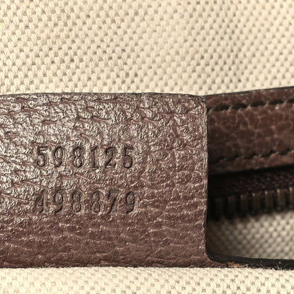 Gucci GG Supreme Monogram Web Small Ophidia Half Moon Hobo Brown 7 of 9