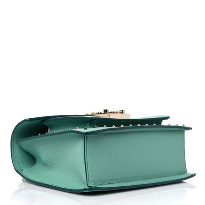MCM Grained Calfskin Small Studded Patricia Satchel Mint 4 of 9