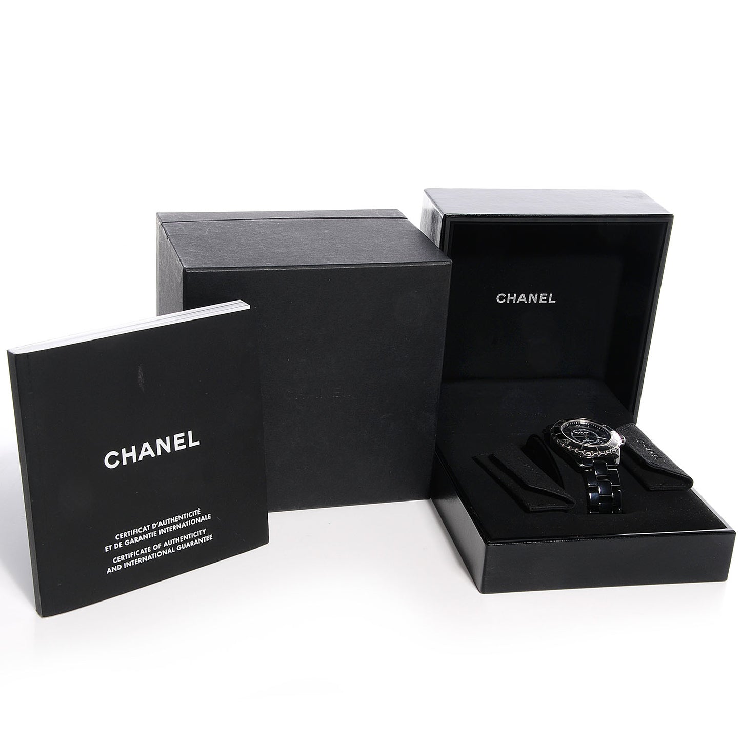 Stainless Steel Ceramic 38mm J12 Automatic Watch Black