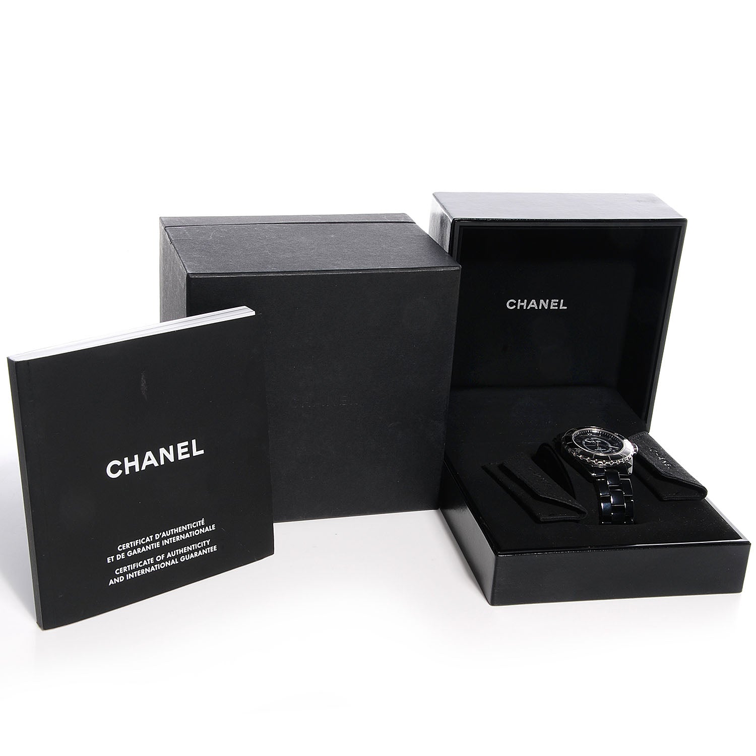 Chanel Stainless Steel Ceramic 38mm J12 Automatic Watch Black 6 of 6