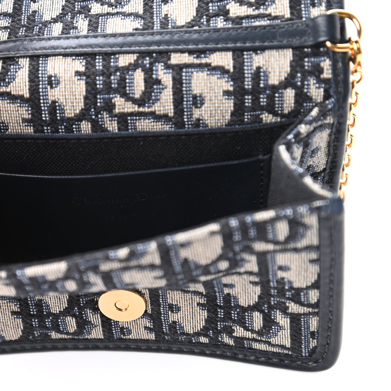 Christian Dior Oblique Nano 30 Montaigne Pouch Blue 748003