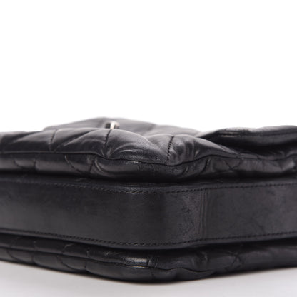 Chanel Lambskin Quilted Mini Chanel 3 Flap Black 7 of 10