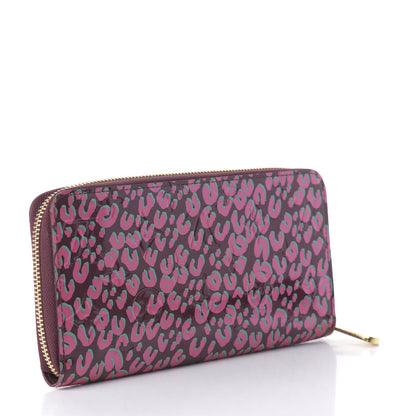 Louis Vuitton Vernis Leopard Zippy Wallet Rouge Fauviste 3 of 9