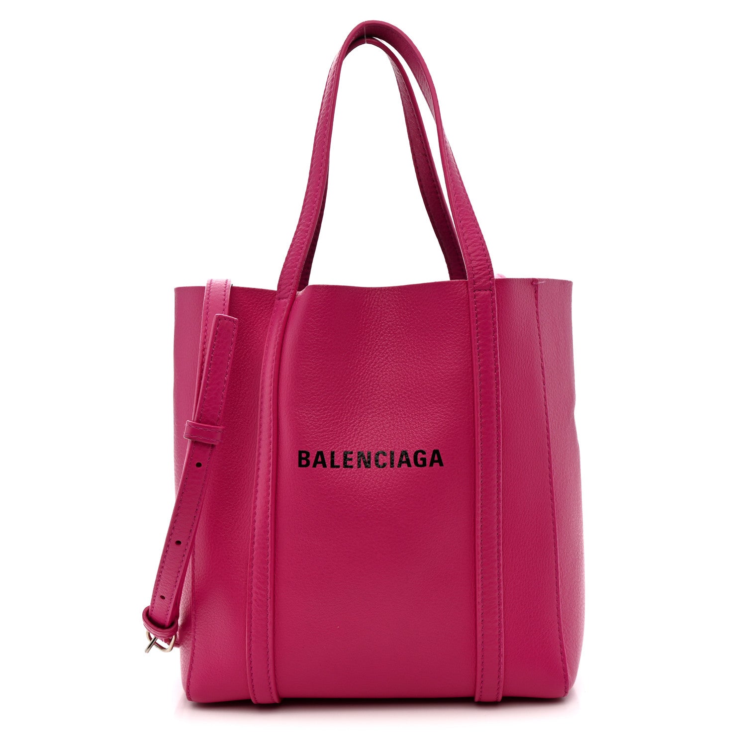 Balenciaga Calfskin XXS Everyday Tote Rose Magenta Black 1 of 14