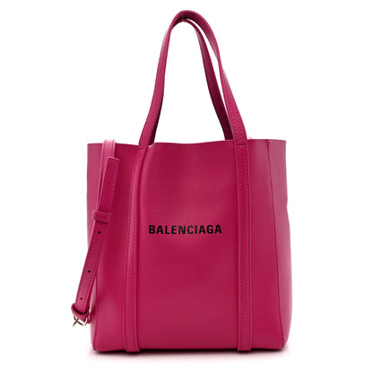 Balenciaga Calfskin XXS Everyday Tote Rose Magenta Black 1 of 14