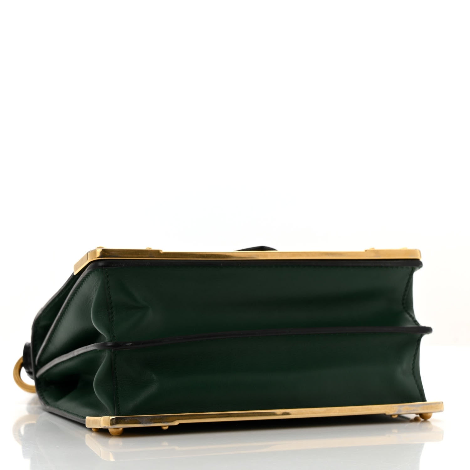 Prada City Calf Saffiano Cahier Bag Biliardo Black 4 of 12