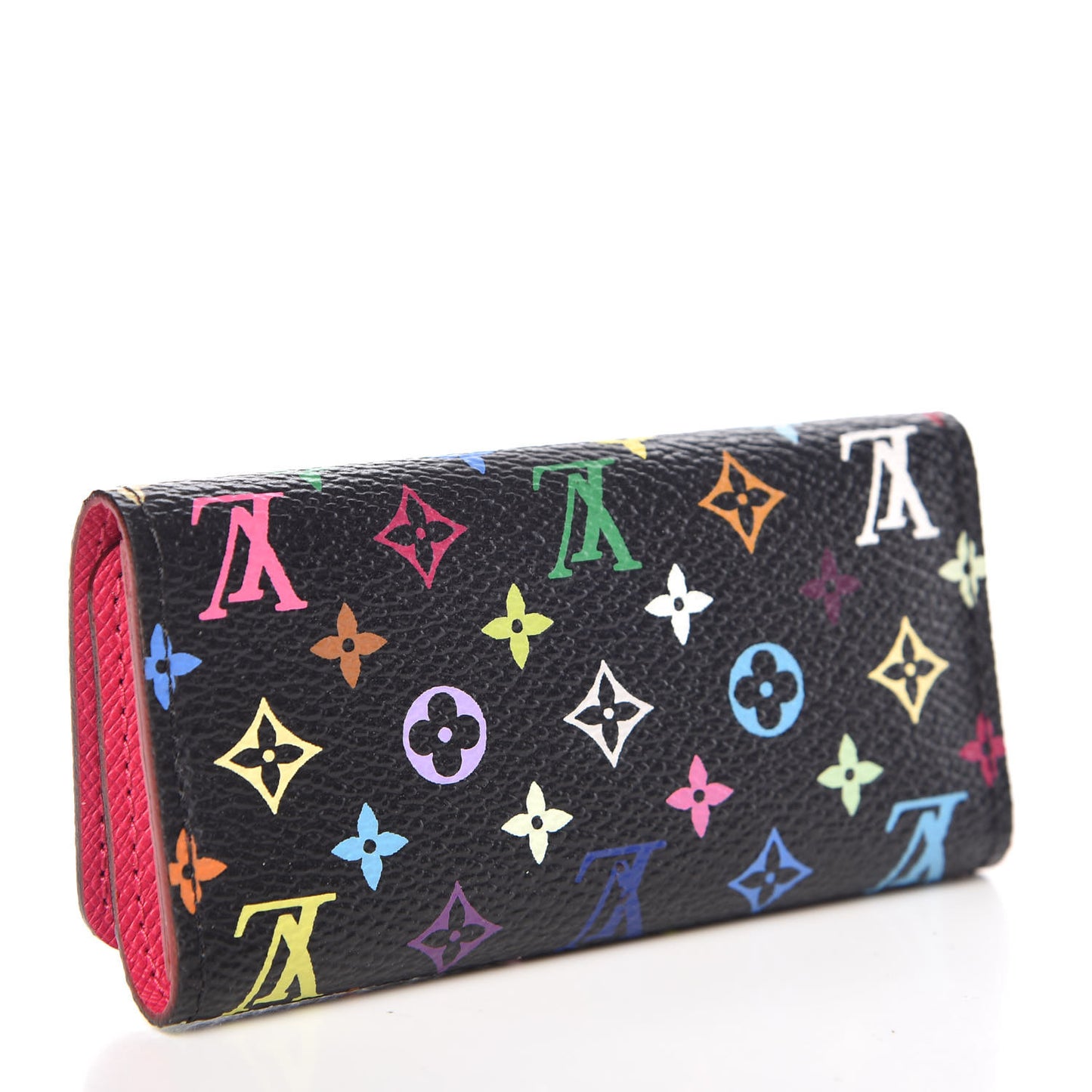 Monogram Multicolor Multicles 4 Key Holder Black Grenade