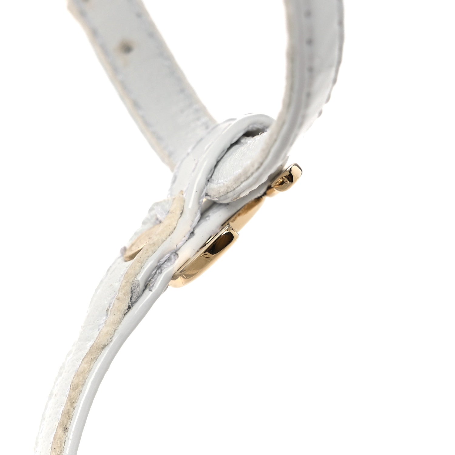 Chanel Patent Goatskin Cork CC Ankle Strap Platform Sandals 40 White 12 of 15