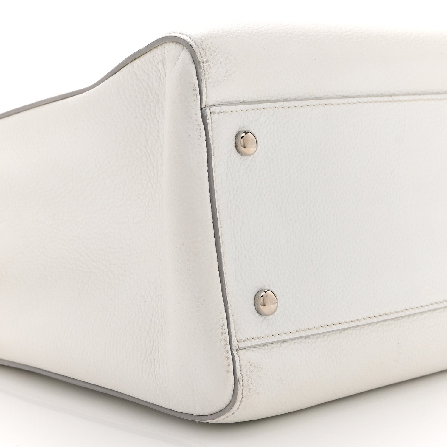 Chanel Grained Calfskin Small Neo Executive Shopper Tote White 9 of 13