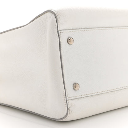 Chanel Grained Calfskin Small Neo Executive Shopper Tote White 9 of 13