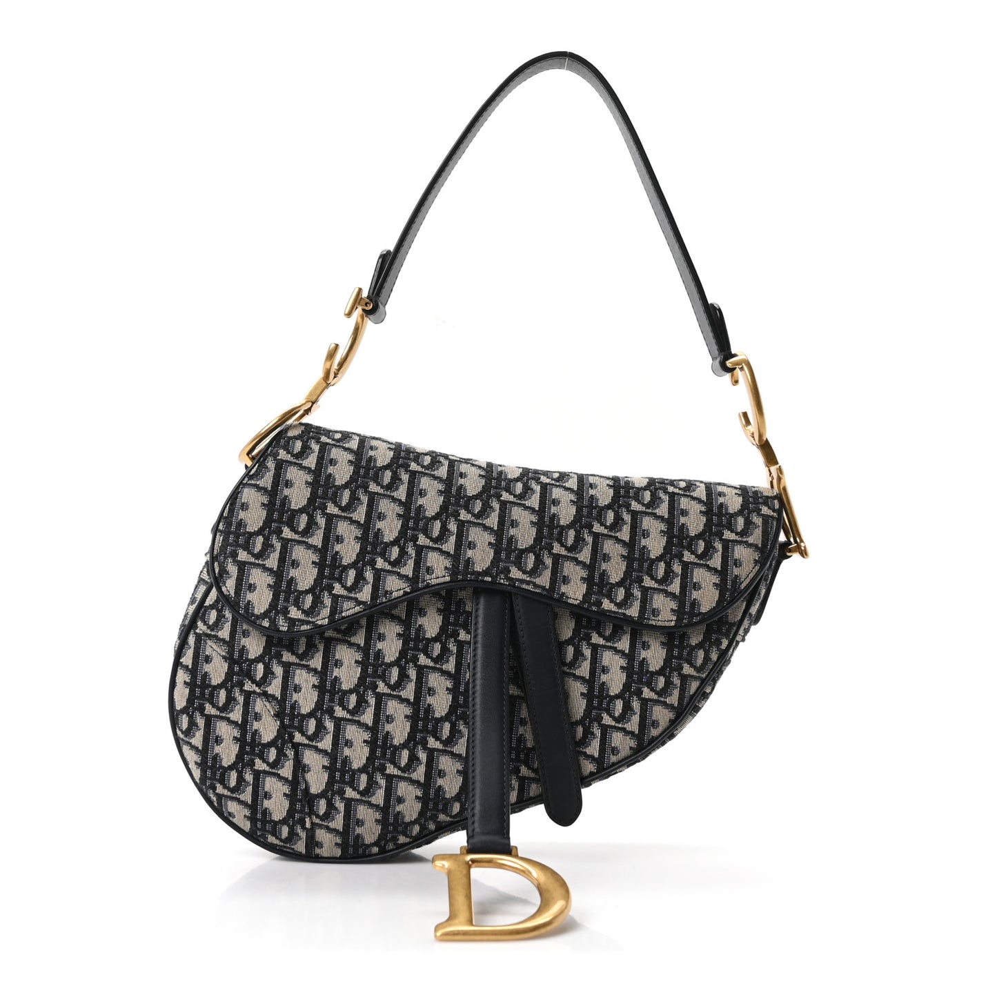 Oblique Saddle Bag Blue