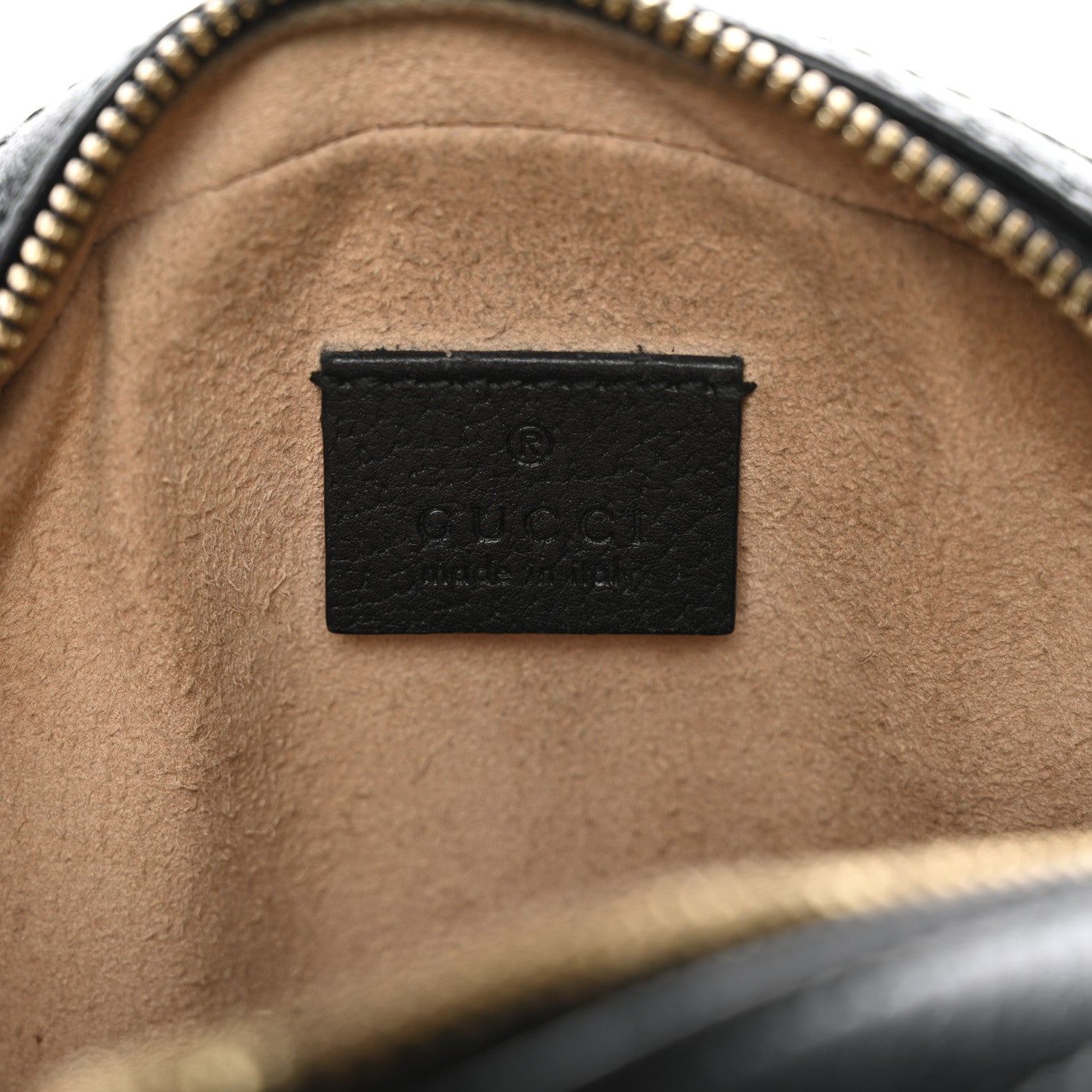 Gucci Grained Calfskin Web Mini Ophidia Round Shoulder Bag Black 6 of 10