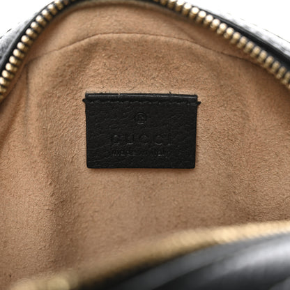 Gucci Grained Calfskin Web Mini Ophidia Round Shoulder Bag Black 6 of 10
