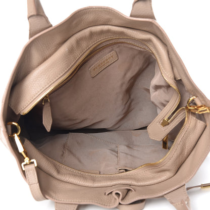 Burberry Prorsum Pebbled Calfskin Medium Studley Tote Nude 5 of 16