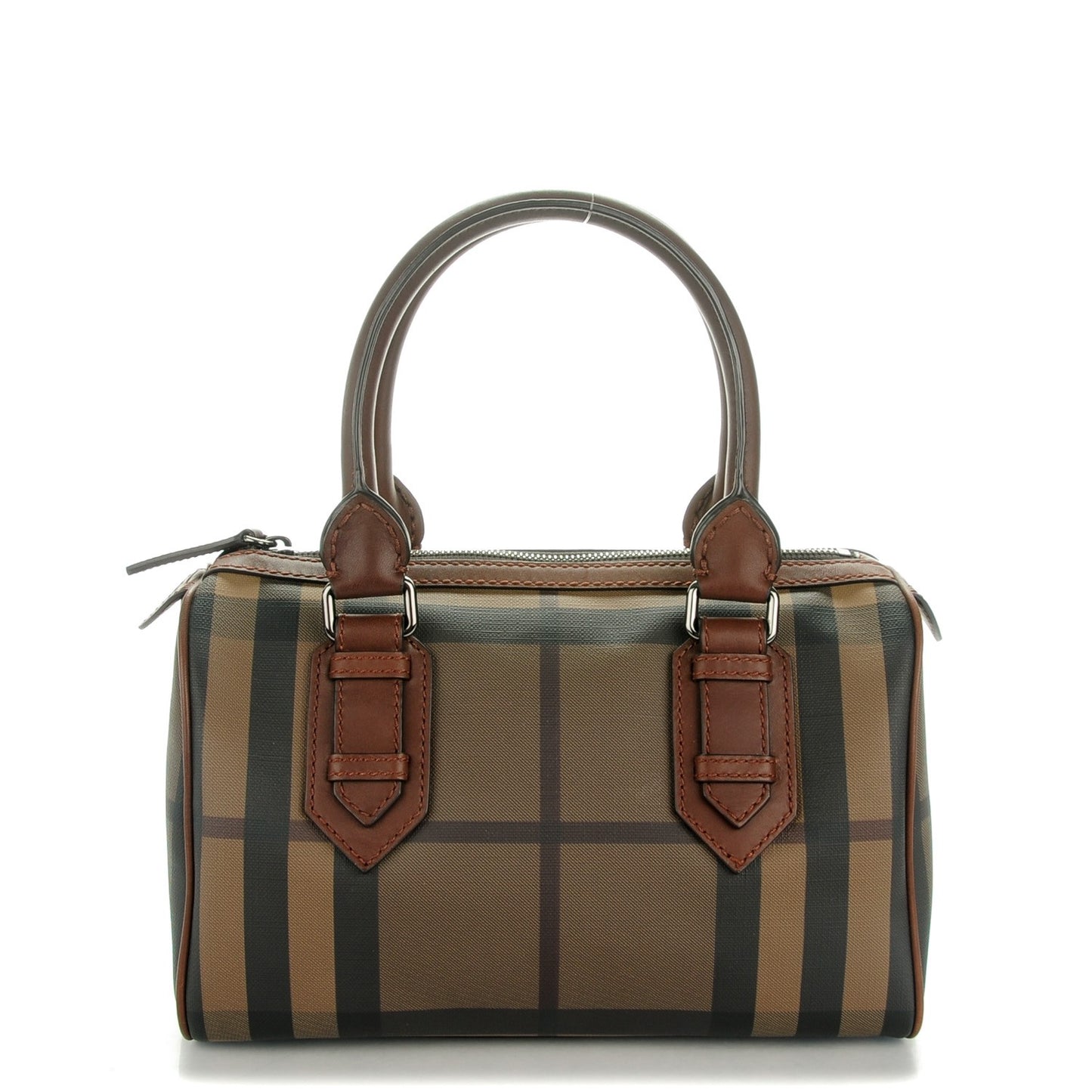 Smoked Check Small Chester Bowling Bag Brown