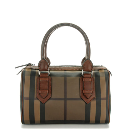 Burberry Smoked Check Small Chester Bowling Bag Brown 1 of 8