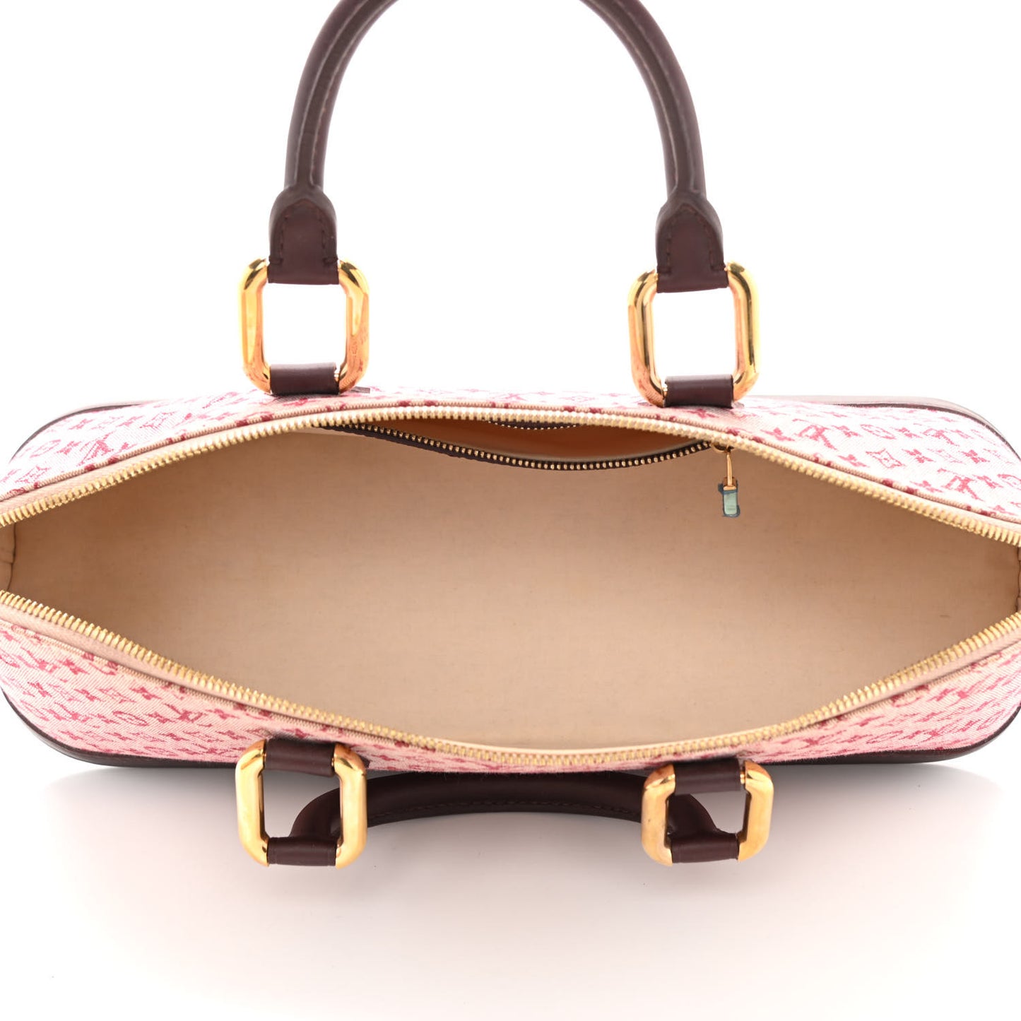 Mini Monogram Alma Long Cherry