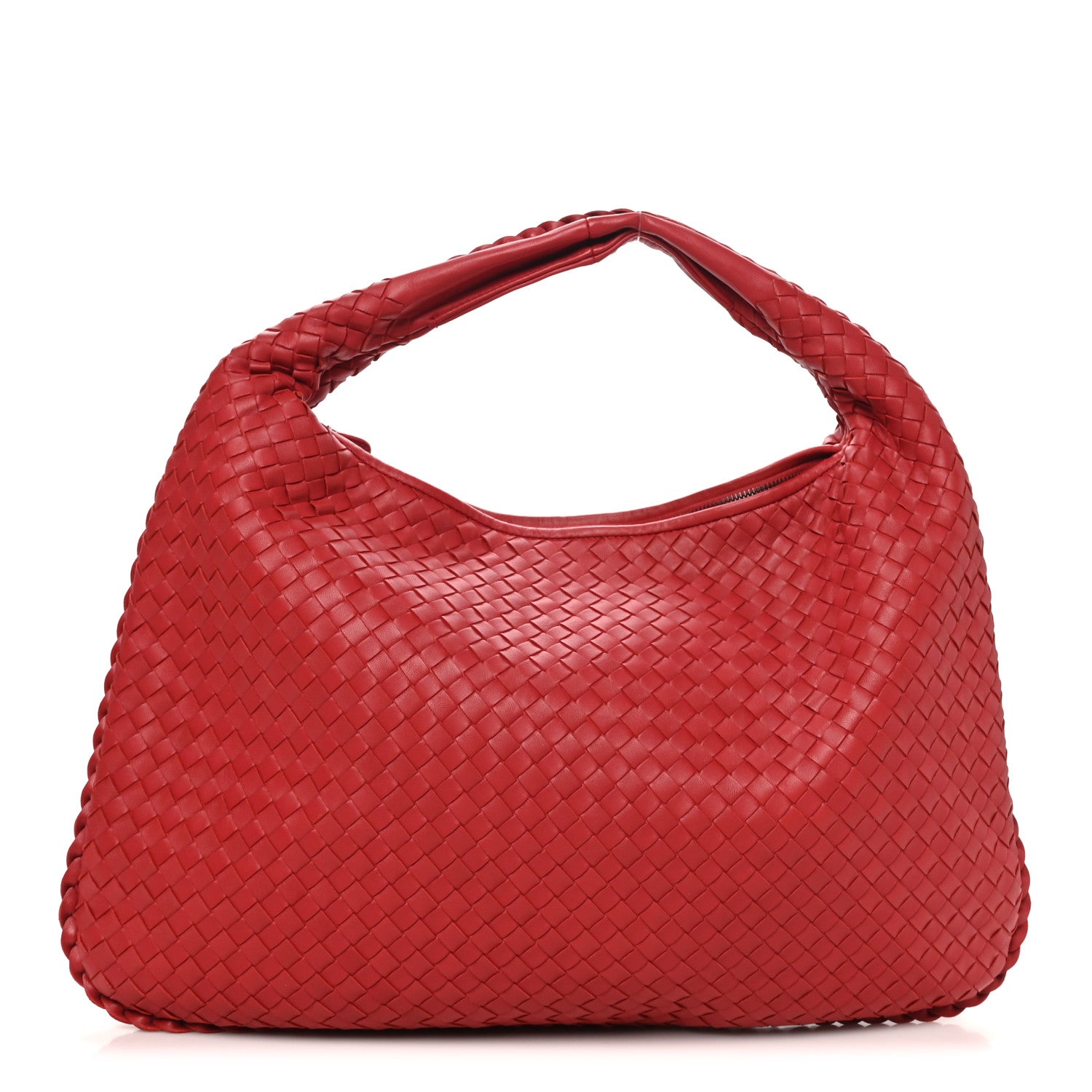 Bottega Veneta Nappa Intrecciato Large Veneta Hobo Fraise 1 of 12
