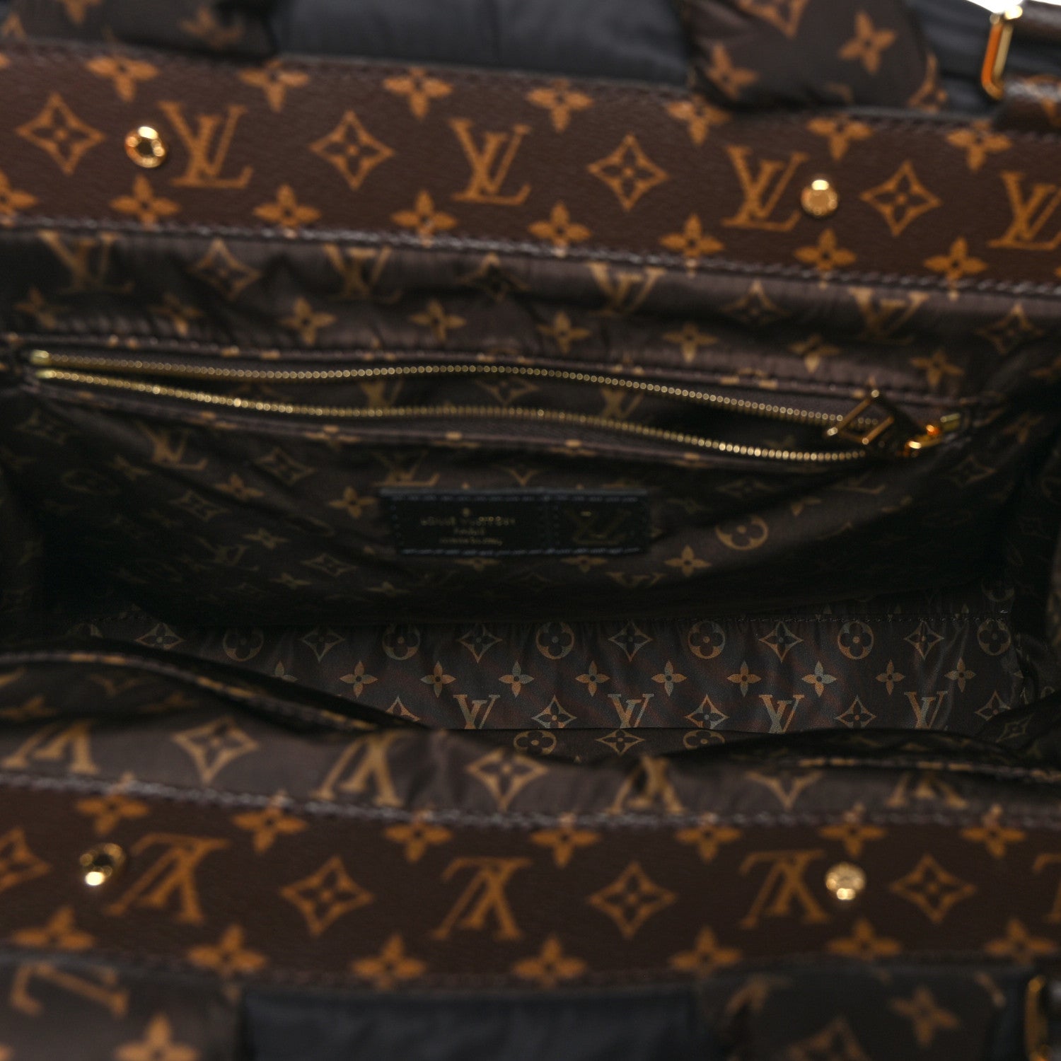 Louis Vuitton Econyl Monogram Pillow Giant Onthego MM Black 5 of 10