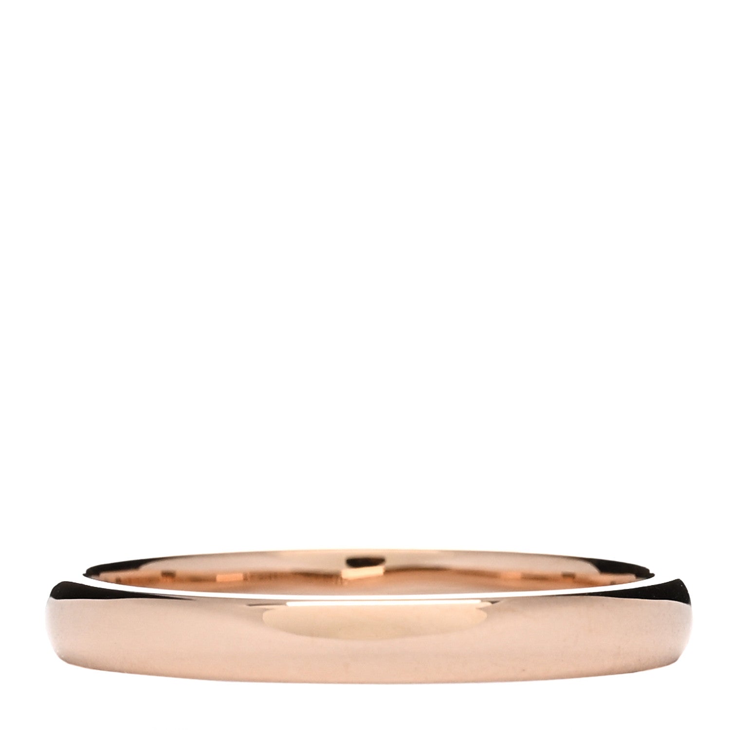 Tiffany 18K Rose Gold 3mm Classic Wedding Band Ring 57 8 3 of 4