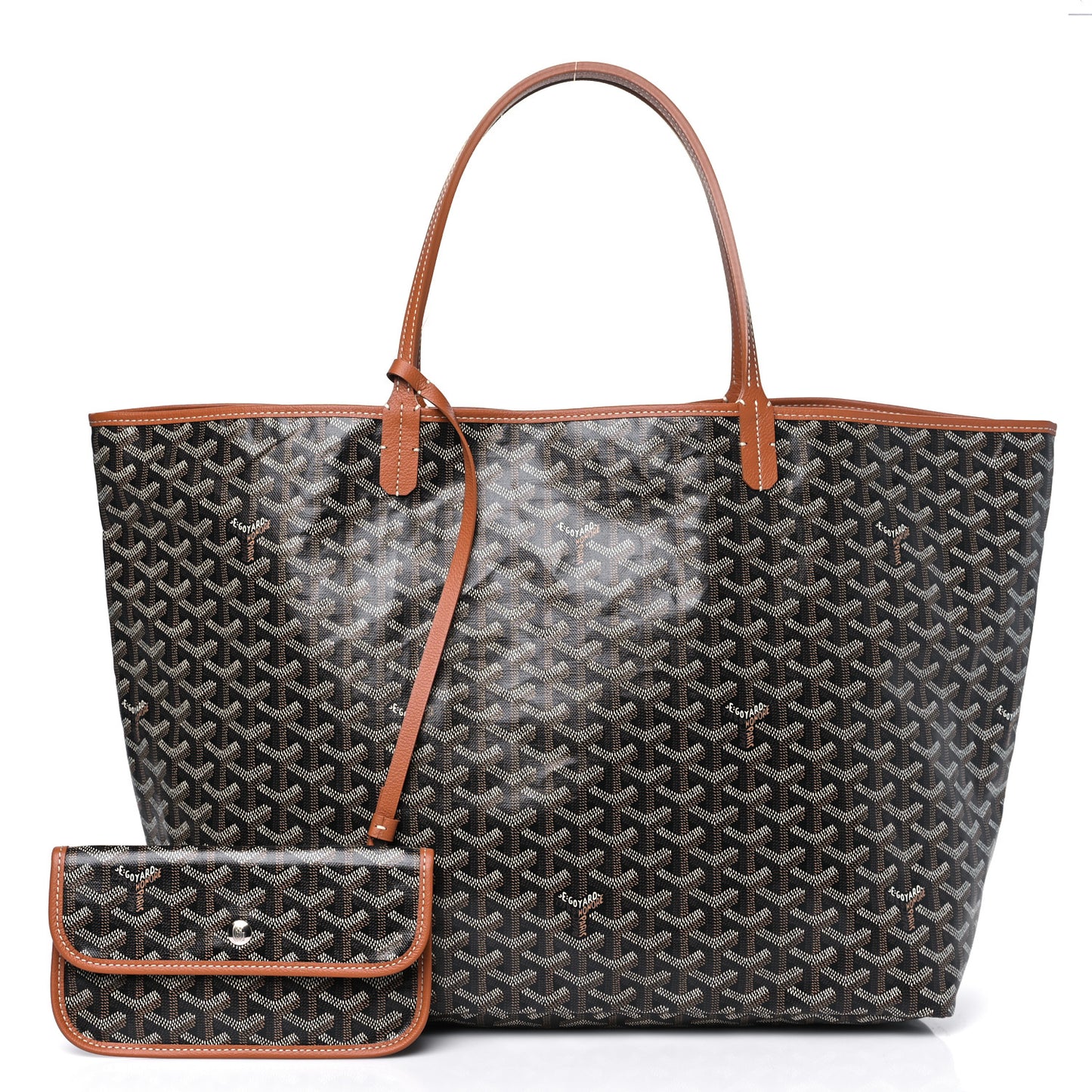 Goyardine Saint Louis GM Black Gold