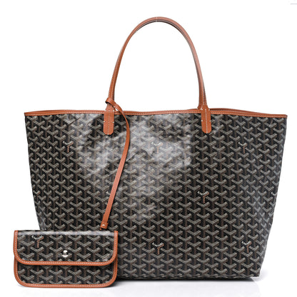 Goyard Goyardine Saint Louis GM Black Gold 2 of 11