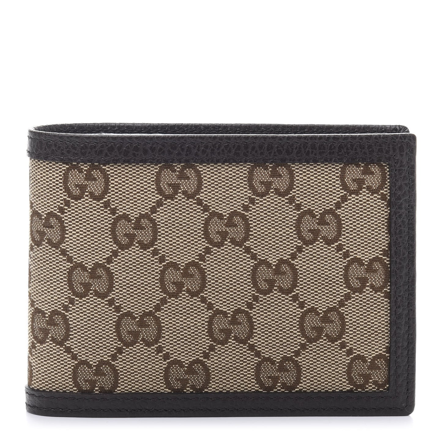 Monogram Mens Bi-Fold Wallet Brown