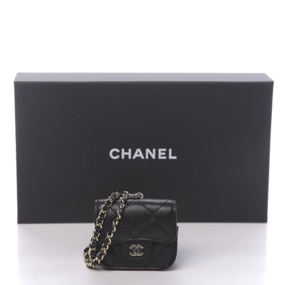 Chanel Caviar Quilted Airpods Pro Case Black 10 of 10