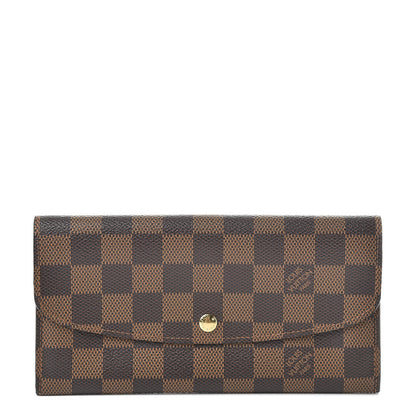 Louis Vuitton Damier Ebene Emilie Wallet 1 of 9
