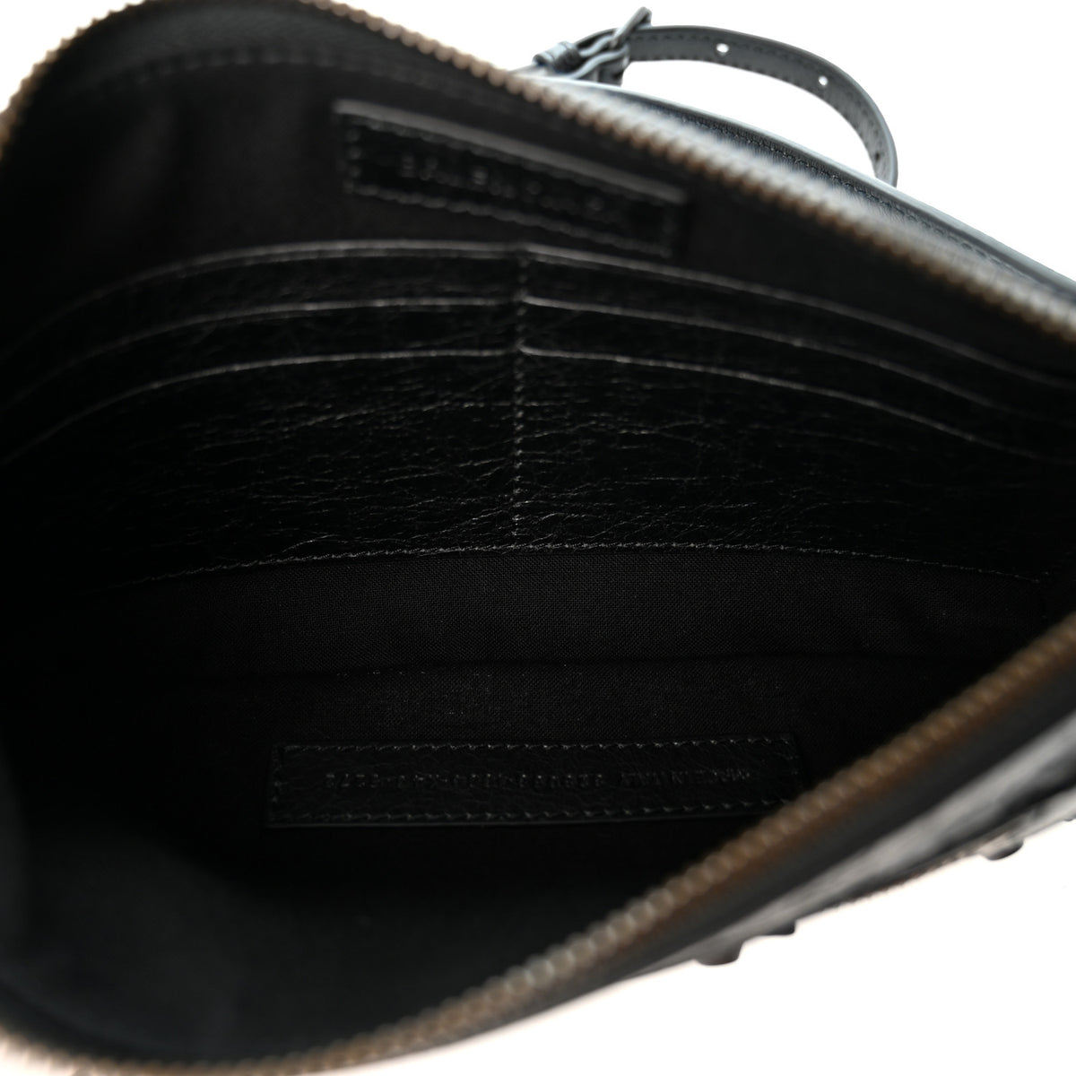 Balenciaga Agneau Arena Classic Hardware Le City Pouch On Strap Black 5 of 10