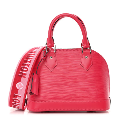 Louis Vuitton Epi Jacquard Alma BB Rose Pondicherry 1 of 13