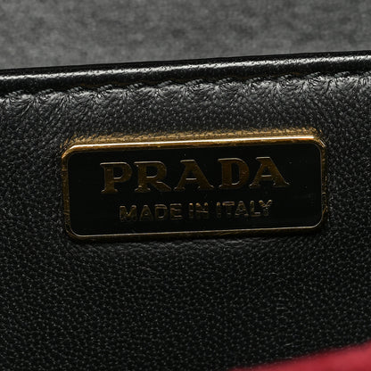 Prada Velvet City Calfskin Cahier Bag Ribes Black 6 of 9