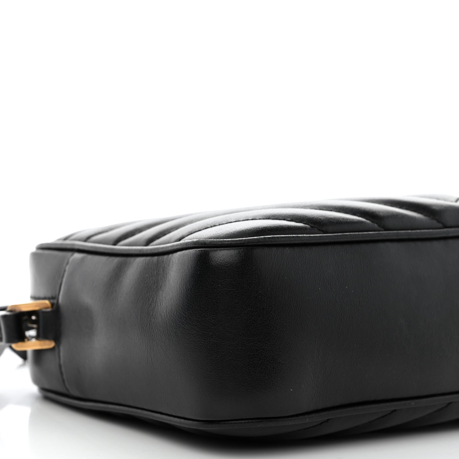 Saint Laurent Calfskin Matelasse Monogram Lou Camera Bag Black 11 of 14