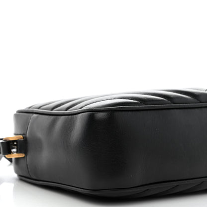 Saint Laurent Calfskin Matelasse Monogram Lou Camera Bag Black 11 of 14