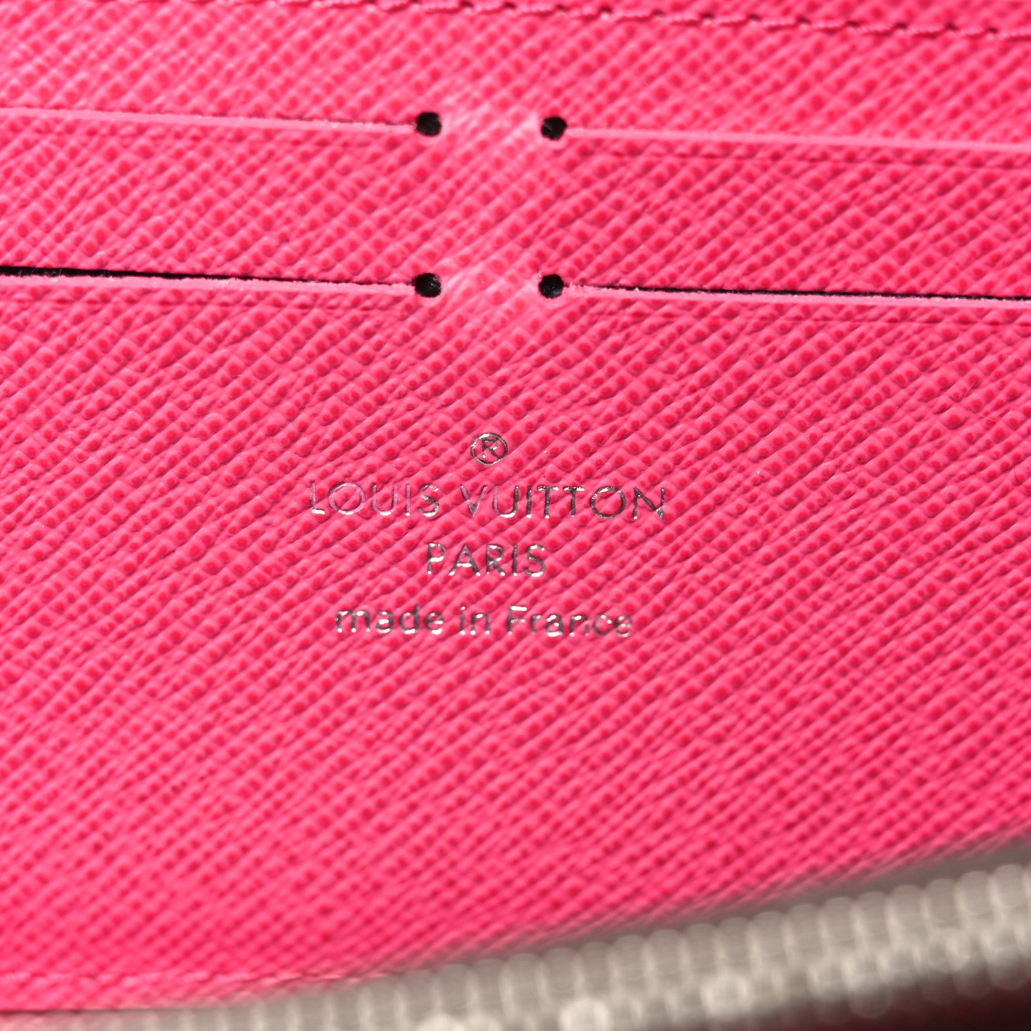 Louis Vuitton Monogram Clemence Wallet Fuchsia 6 of 7