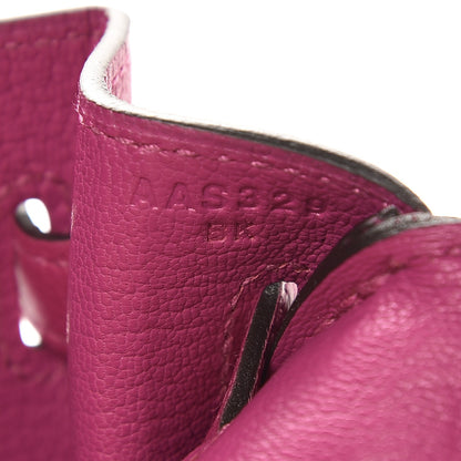 Hermes Togo Birkin 25 Rose Pourpre 9 of 36