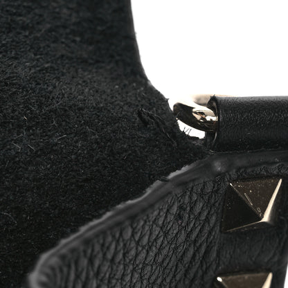 Valentino Garavani Vitello Rockstud Side Slip Crossbody Black 11 of 14