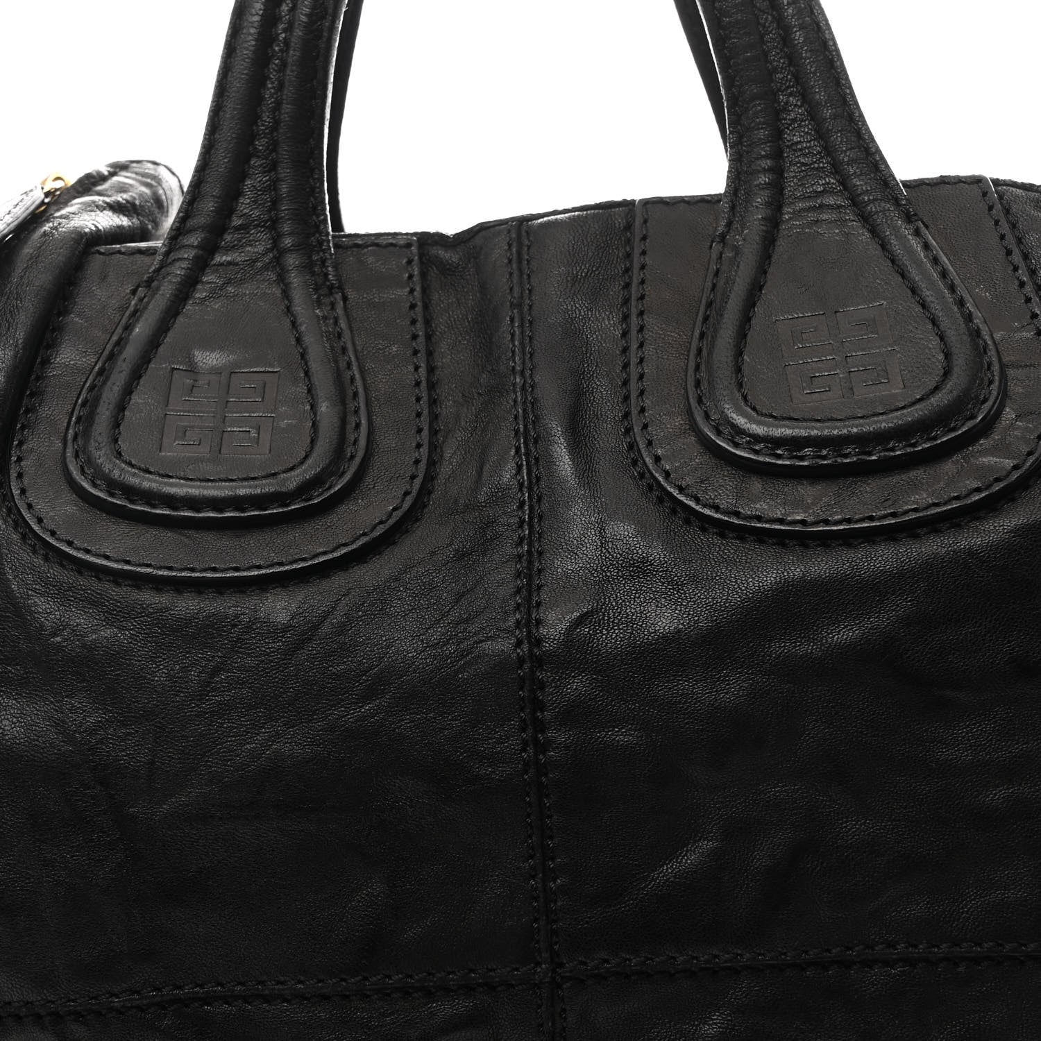 Givenchy Tumbled Sheepskin Large Nightingale Black 8 of 10