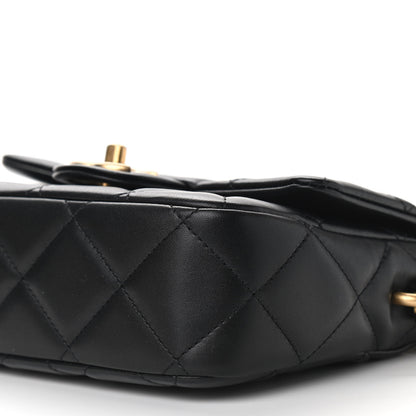 Chanel Lambskin Quilted Mini My Perfect Flap Black 9 of 10